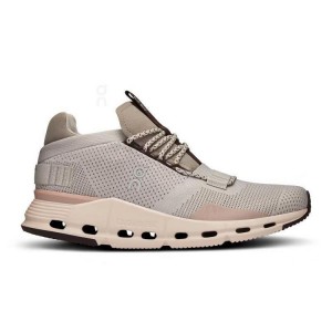 Beige Women On Cloud Cloudnova Sneakers | IE_ON8803