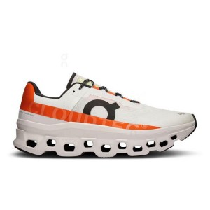 Beige / Orange Men On Cloud Cloudmonster Road Running Shoes | IE_ON8878