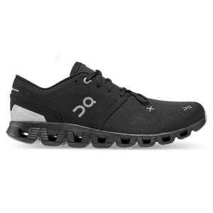 Black Men On Cloud Cloud X 3 Road Running Shoes | IE_ON9077