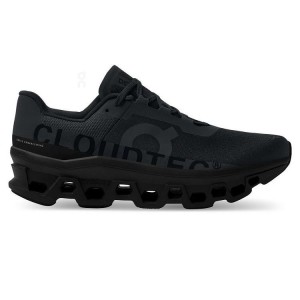 Black Men On Cloud Cloudmonster Road Running Shoes | IE_ON8106