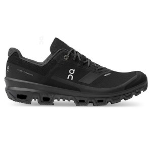 Black Men On Cloud Cloudventure Waterproof Hiking Shoes | IE_ON1188