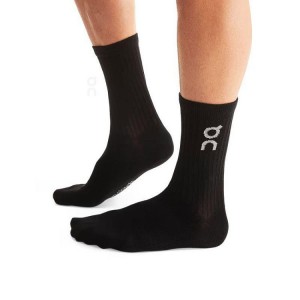 Black Men On Cloud Logo 3-Pack Socks | IE_ON8408