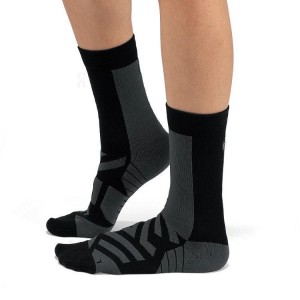 Black Men On Cloud Performance High Socks | IE_ON9035