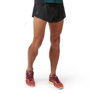 Black Men On Cloud Race Shorts | IE_ON8546