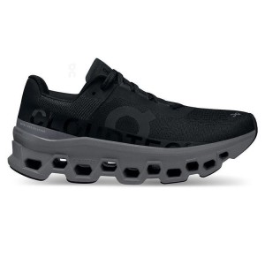 Black Women On Cloud Cloudmonster Road Running Shoes | IE_ON8738