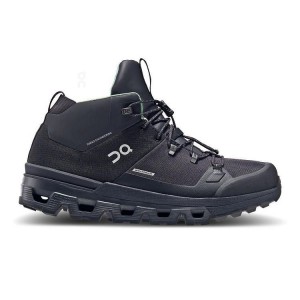 Black Women On Cloud Cloudtrax Waterproof Hiking Boots | IE_ON8457