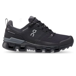 Black Women On Cloud Cloudwander Waterproof Hiking Shoes | IE_ON8570