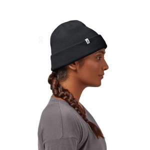 Black Women On Cloud Merino Beanie | IE_ON9093