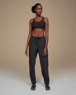 Black Women On Cloud Track Pants | IE_ON8586