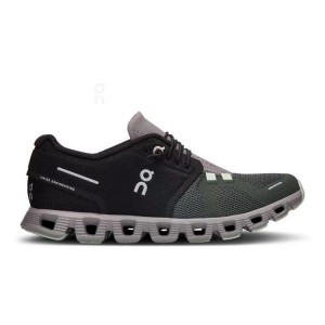 Black / Olive Women On Cloud Cloud 5 Sneakers | IE_ON8563