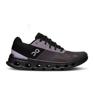 Black / Purple Men On Cloud Cloudrunner Road Running Shoes | IE_ON8231