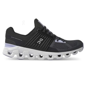 Black / Purple Women On Cloud Cloudswift Road Running Shoes | IE_ON8023