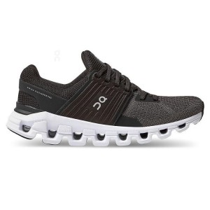 Black / White Women On Cloud Cloudswift Road Running Shoes | IE_ON8098