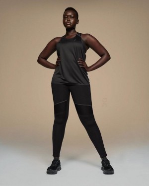 Black / White Women On Cloud Tank-T Tank | IE_ON8261