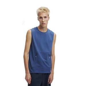 Blue Men On Cloud Training Tank | IE_ON8955