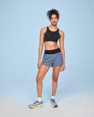 Blue Women On Cloud Running Shorts | IE_ON8089