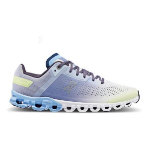 Blue / Green Women On Cloud Cloudflow Road Running Shoes | IE_ON9159