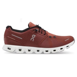 Burgundy Men On Cloud Cloud 5 Sneakers | IE_ON8596