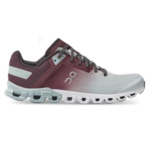 Burgundy Women On Cloud Cloudflow Road Running Shoes | IE_ON8611