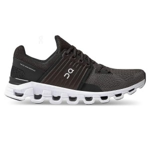 Dark Grey Men On Cloud Cloudswift Road Running Shoes | IE_ON8397