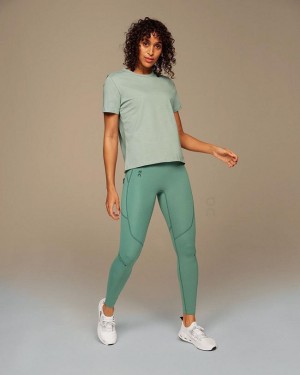 Green Women On Cloud On-T T-shirts | IE_ON8151