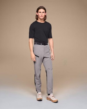 Grey Men On Cloud Trek Pants | IE_ON8414