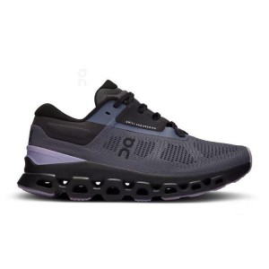 Grey Women On Cloud Cloudstratus 3 Road Running Shoes | IE_ON8808