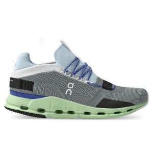 Grey / Green Men On Cloud Cloudnova Sneakers | IE_ON8101