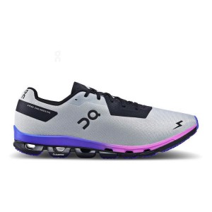 Grey / Purple Men On Cloud Cloudflash Sensa Sneakers | IE_ON8490