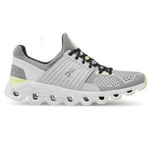 Grey / Yellow Women On Cloud Cloudswift Road Running Shoes | IE_ON8547