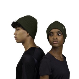 Olive Men On Cloud Merino Beanie | IE_ON8226