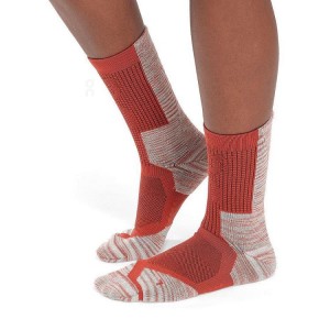 Orange Men On Cloud Explorer Merino Socks | IE_ON8059