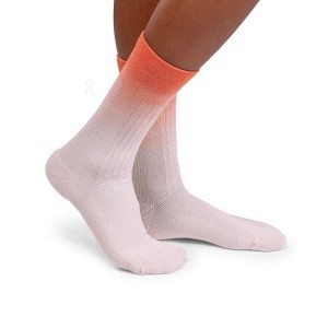 Orange Women On Cloud All-Day Socks | IE_ON8497