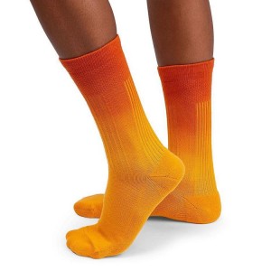 Orange / Yellow Men On Cloud All-Day Socks | IE_ON9088