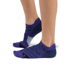 Purple Women On Cloud Performance Low Socks | IE_ON9155