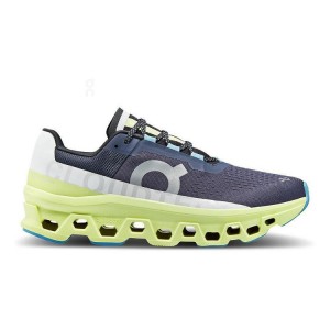 Purple / Green Men On Cloud Cloudmonster Road Running Shoes | IE_ON8932