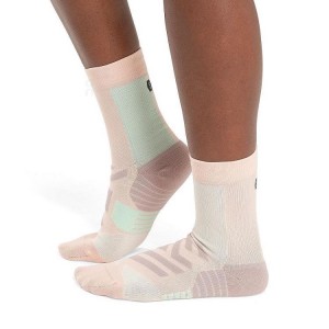 Rose Women On Cloud Performance High Socks | IE_ON8483