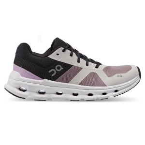 Rose / Black Women On Cloud Cloudrunner Road Running Shoes | IE_ON8949