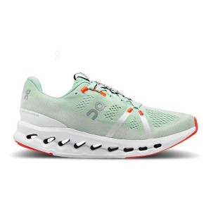 Turquoise Women On Cloud Cloudsurfer Road Running Shoes | IE_ON8540