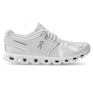 White Women On Cloud Cloud 5 Sneakers | IE_ON8652