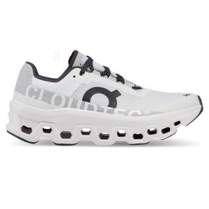 White Women On Cloud Cloudmonster Road Running Shoes | IE_ON8670