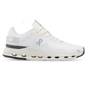 White Women On Cloud Cloudnova Form Sneakers | IE_ON8940