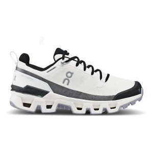 White Women On Cloud Cloudwander Waterproof Hiking Shoes | IE_ON8580