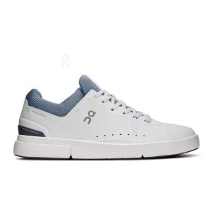 White / Azure Men On Cloud THE ROGER Advantage Sneakers | IE_ON8577