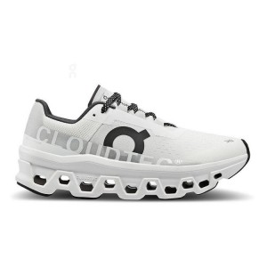 White / Black Women On Cloud Cloudmonster Road Running Shoes | IE_ON8371