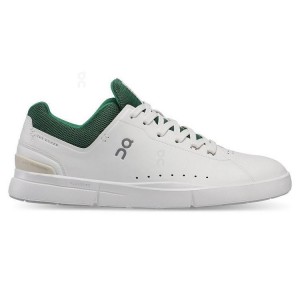 White / Green Men On Cloud THE ROGER Advantage Sneakers | IE_ON8758