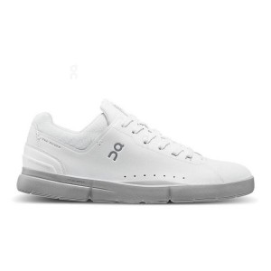 White / Grey Men On Cloud THE ROGER Advantage Sneakers | IE_ON8791