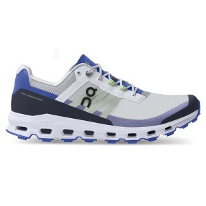 White / Royal Men On Cloud Cloudvista Hiking Shoes | IE_ON9144