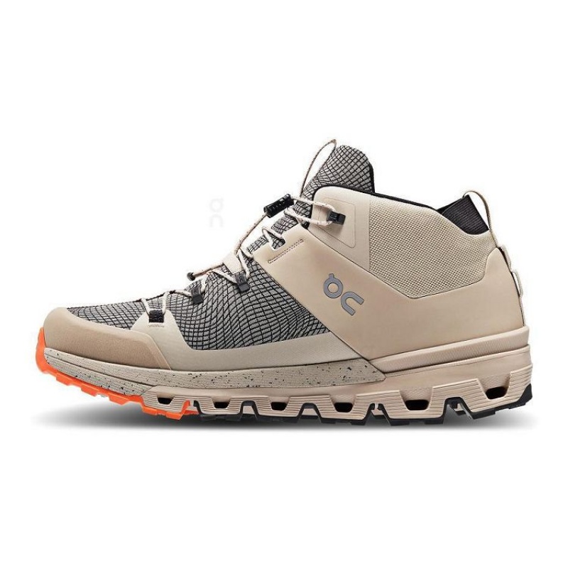 Beige Men On Cloud Cloudtrax Sensa Hiking Boots | IE_ON8203