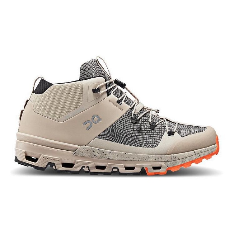 Beige Men On Cloud Cloudtrax Sensa Hiking Boots | IE_ON8203